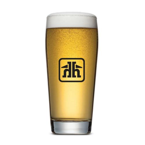 Corporate Gifts - Barware - Beer Steins and Pilsners - Wilmington Beer Glass - Imprinted