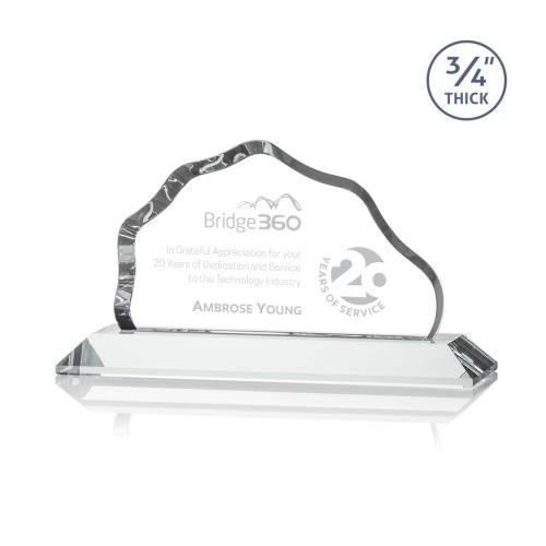 Recognition Awards - Crystal Awards - Petersen Award - Clear