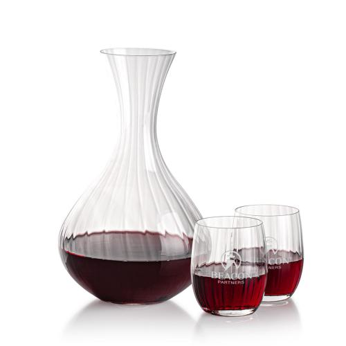 Corporate Gifts - Barware - Carafes - Amerling Carafe & Stemless Wine