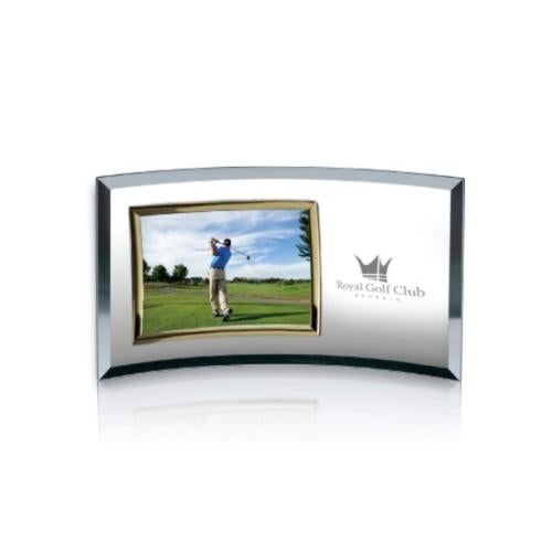 Corporate Gifts - Picture Frames - Crescent Frame - Gold