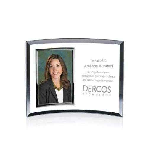 Corporate Gifts - Picture Frames - Crescent Frame - Silver