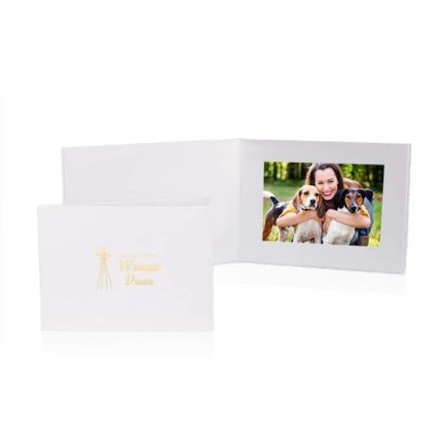 Corporate Gifts - Picture Frames - Roxbury Single Folder - White