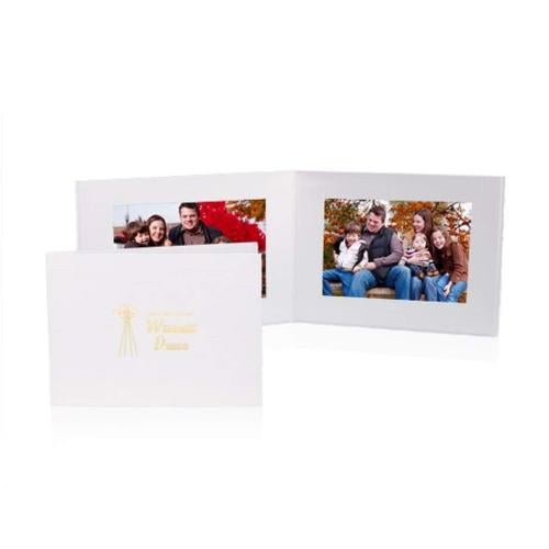 Corporate Gifts - Picture Frames - Perkins Double Folder - White