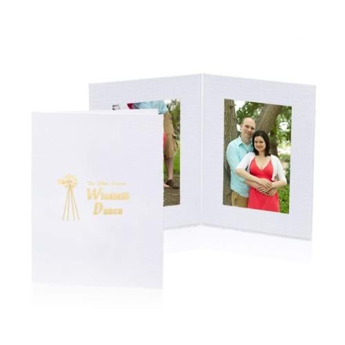 Corporate Gifts - Picture Frames - Perkins Double Folder - White