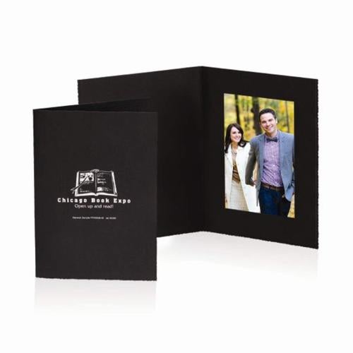 Corporate Gifts - Picture Frames - Roxbury Single Folder - Black