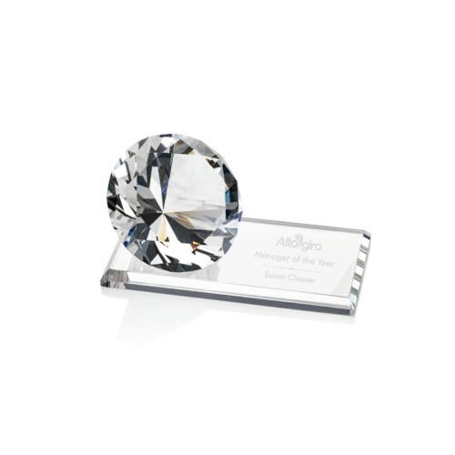 Recognition Awards - Crystal Awards - Gemstone Award on Starfire - Diamond
