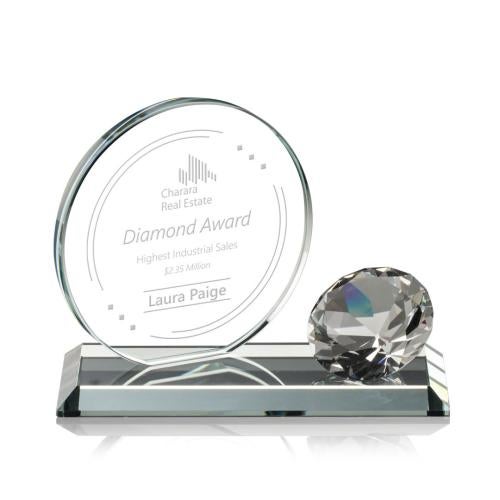 Recognition Awards - Crystal Awards - Encarna Gemstone Award - Diamond