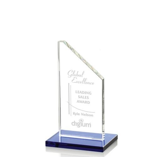 Recognition Awards - Crystal Awards - Dixon Award - Blue