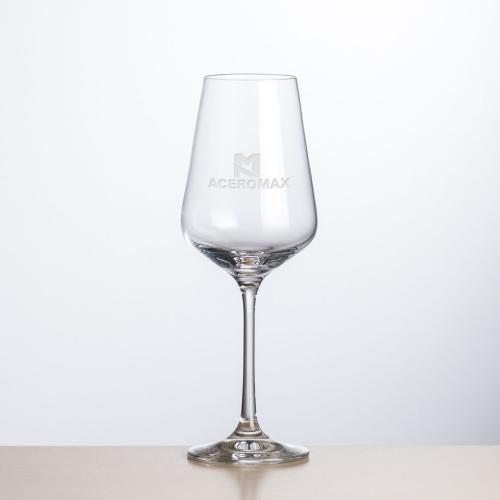 Corporate Gifts - Barware - Wine & Champagne - Wine Glasses - Breckland Wine - Deep Etch 