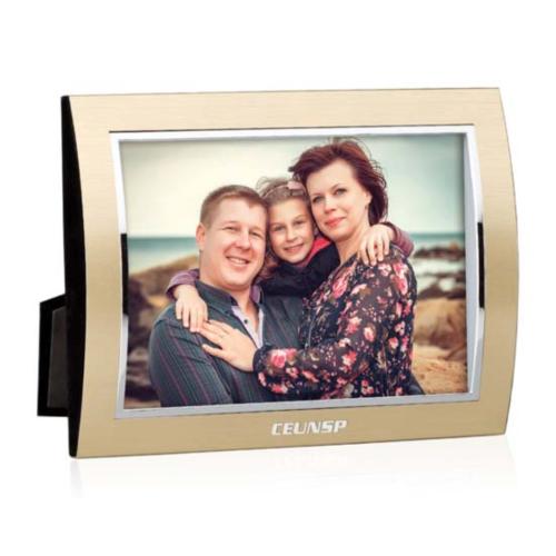 Corporate Gifts - Picture Frames - Curvo Frame - Gold/Silver