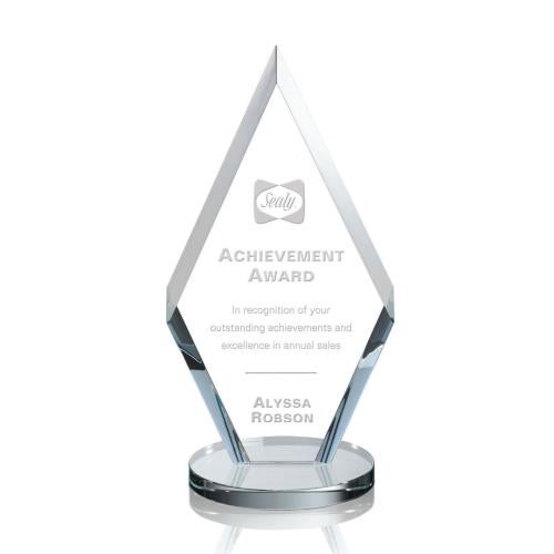 Recognition Awards - Crystal Awards - Cancun Award - Clear