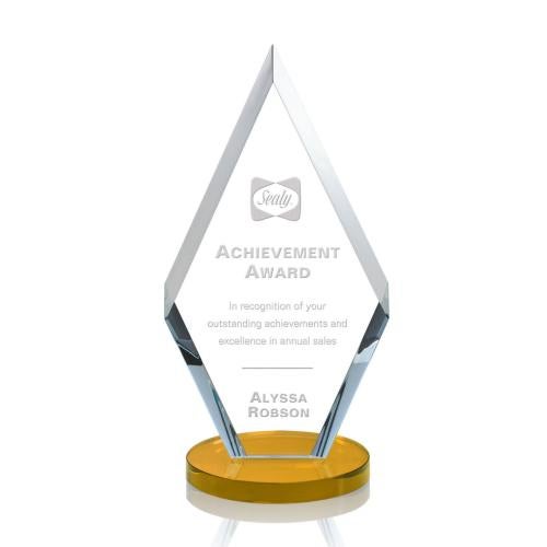 Recognition Awards - Crystal Awards - Cancun Award - Amber