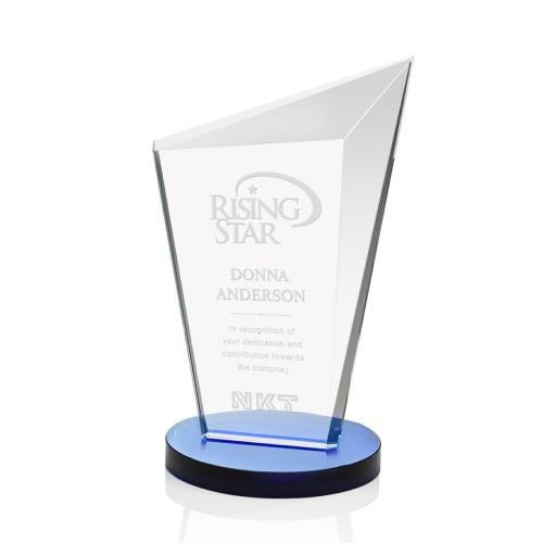 Recognition Awards - Crystal Awards - Wiltshire Award - Blue