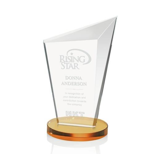 Recognition Awards - Crystal Awards - Wiltshire Award - Amber