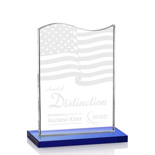 Recognition Awards - Crystal Awards - Unity Award - Blue