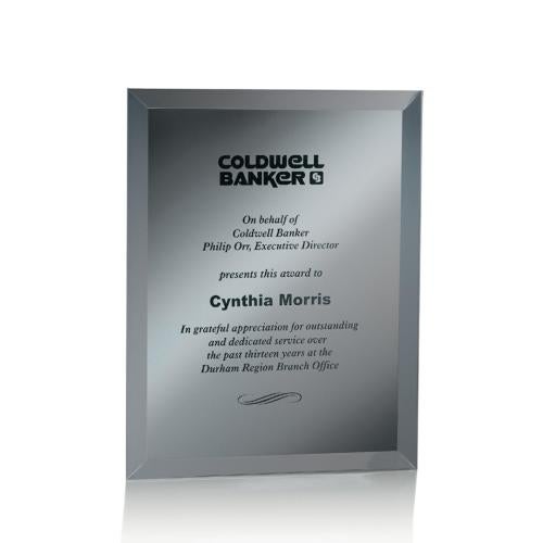 Plaque Awards - Premium Plaques - Mirror Plaque - Gray