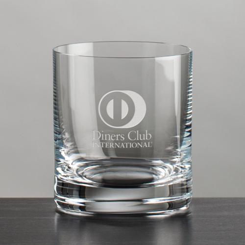 Corporate Gifts - Barware - On the Rocks Tumblers & Glasses - Franca OTR/DOF - Deep Etch