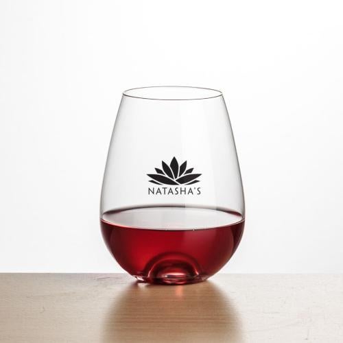 Corporate Gifts - Barware - Wine & Champagne - Wine Glasses - Edderton Stemless Wine - Imprinted