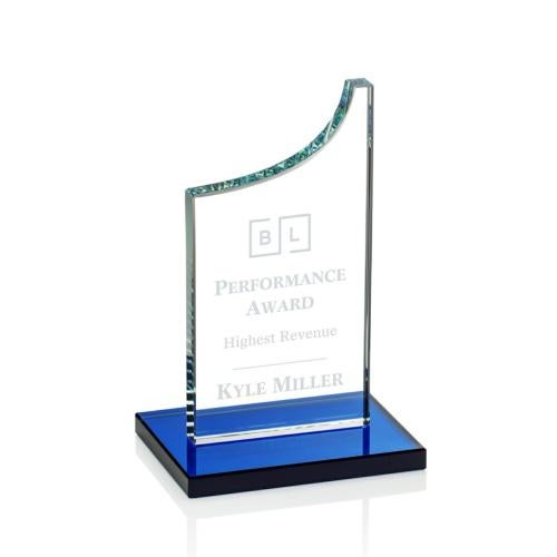 Recognition Awards - Crystal Awards - Eden Award - Blue