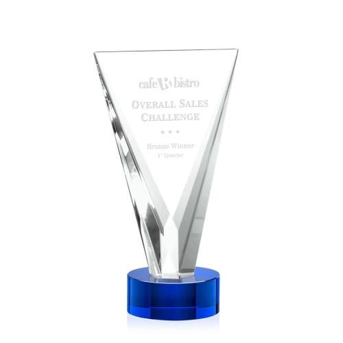 Mustico Award - Blue Recognition Awards - Crystal Awards - Mustico Award - Blue