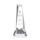 Rustern Obelisk Award on Base - Clear