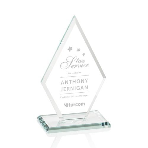 Recognition Awards - Crystal Awards - Tuscany Award - Clear