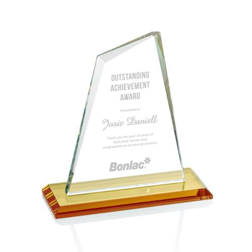 Recognition Awards - Crystal Awards - Summit Award - Amber 