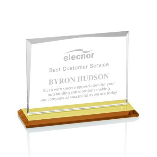 Recognition Awards - Crystal Awards - Lismore Award - Amber