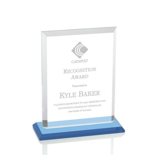 Recognition Awards - Crystal Awards - Denison Award - Sky Blue