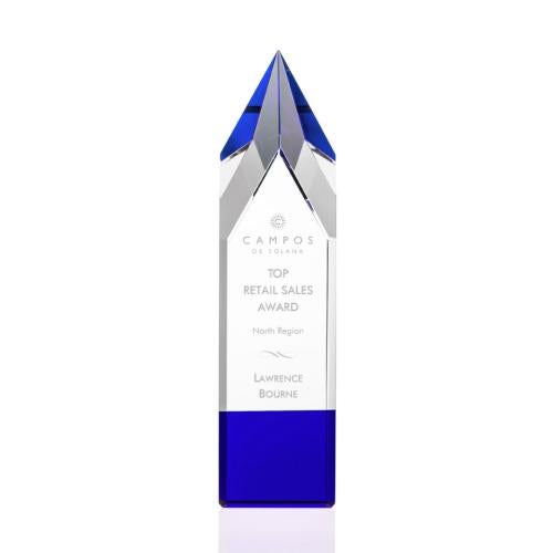 Recognition Awards - Crystal Awards - Coventry Award - Blue 