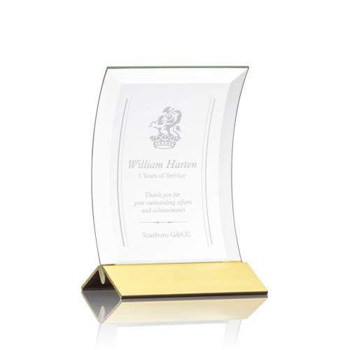Recognition Awards - Crystal Awards - Dominga Award - Gold