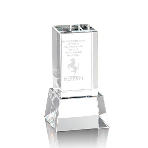 Recognition Awards - Crystal Awards - Robson Award on Base - Clear