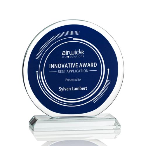 Recognition Awards - Crystal Awards - Marcelina Award - Blue