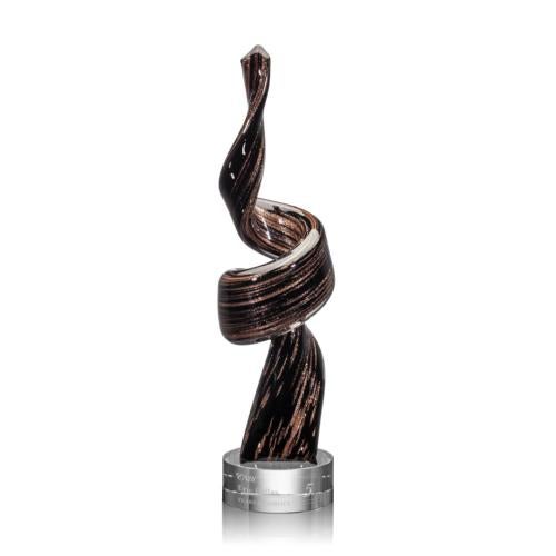 Recognition Awards - Glass Awards - Art Glass Awards - Orion Award - Clear Base