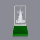 Robson 3D Award on Base - Green