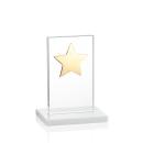 Dallas Star Award - White/Gold Alt Image 1
