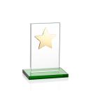 Dallas Star Award - Green/Gold  Alt Image 1