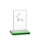 Dallas Star Award - Green/Silver Alt Image 1