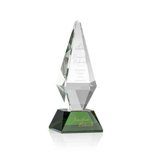 Recognition Awards - Crystal Awards - Denton Award - Green