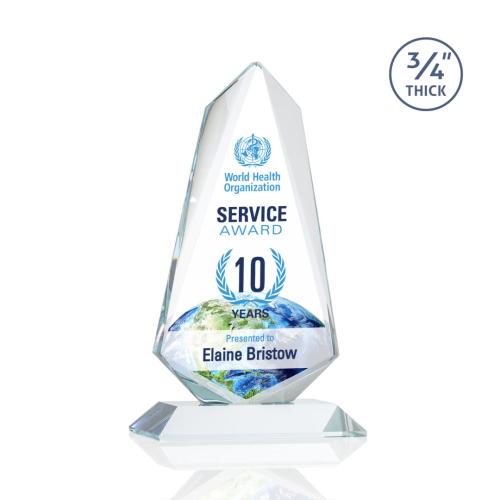 Recognition Awards - Crystal Awards - Sheridan VividPrint™ Award - Clear