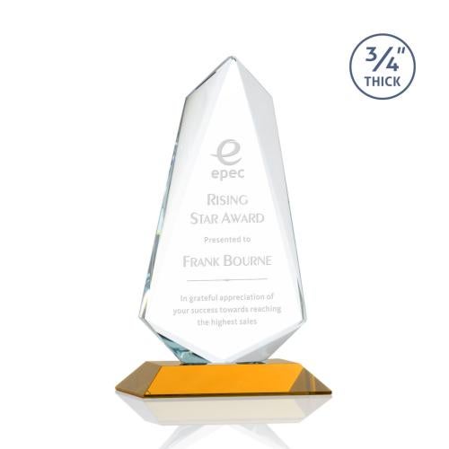 Recognition Awards - Crystal Awards - Sheridan Award - Amber