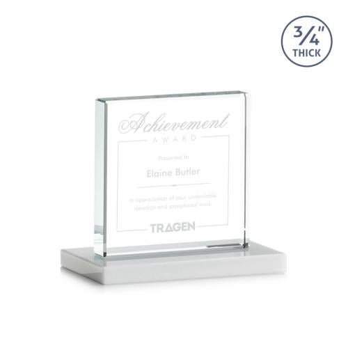 Terra Award - White Recognition Awards - Crystal Awards - Terra Award - White