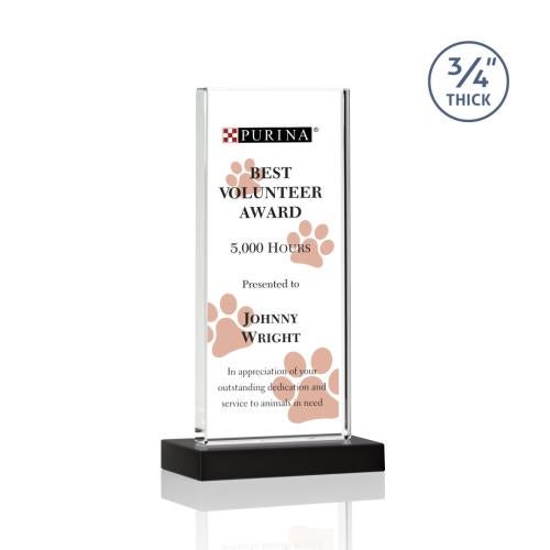 Recognition Awards - Crystal Awards - Arizona VividPrint™ Award - Black
