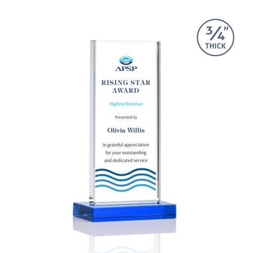 Recognition Awards - Crystal Awards - Arizona VividPrint™ Award - Sky Blue