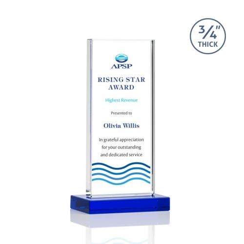Recognition Awards - Crystal Awards - Arizona VividPrint™ Award - Blue