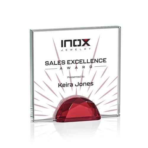 Recognition Awards - Shop by Recipient - Real Estate Awards - Entwhistle VividPrint&trade; Award - Red 