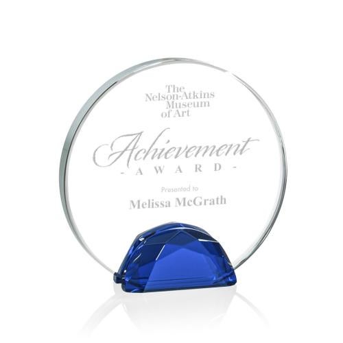Recognition Awards - Crystal Awards - Galveston Award - Blue