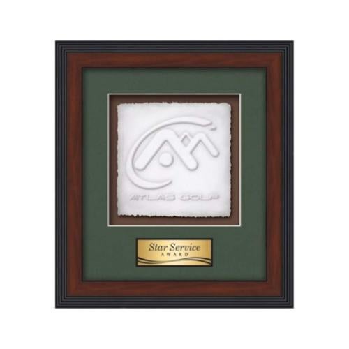 Plaque Awards - Framed Awards & Plaques - Jasper -  Dark Walnut