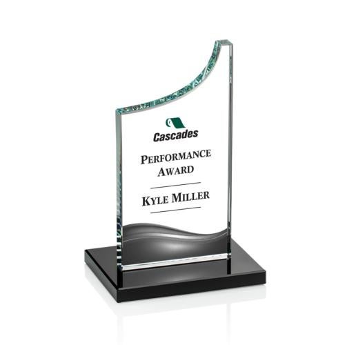 Recognition Awards - Crystal Awards - Eden VividPrint™ Award - Black