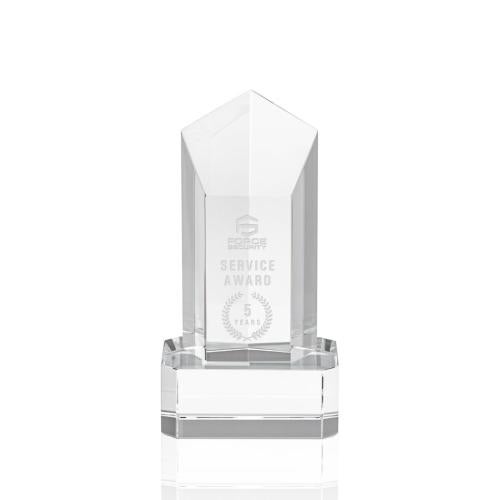 Recognition Awards - Crystal Awards - Jolanda Award on Base - Clear